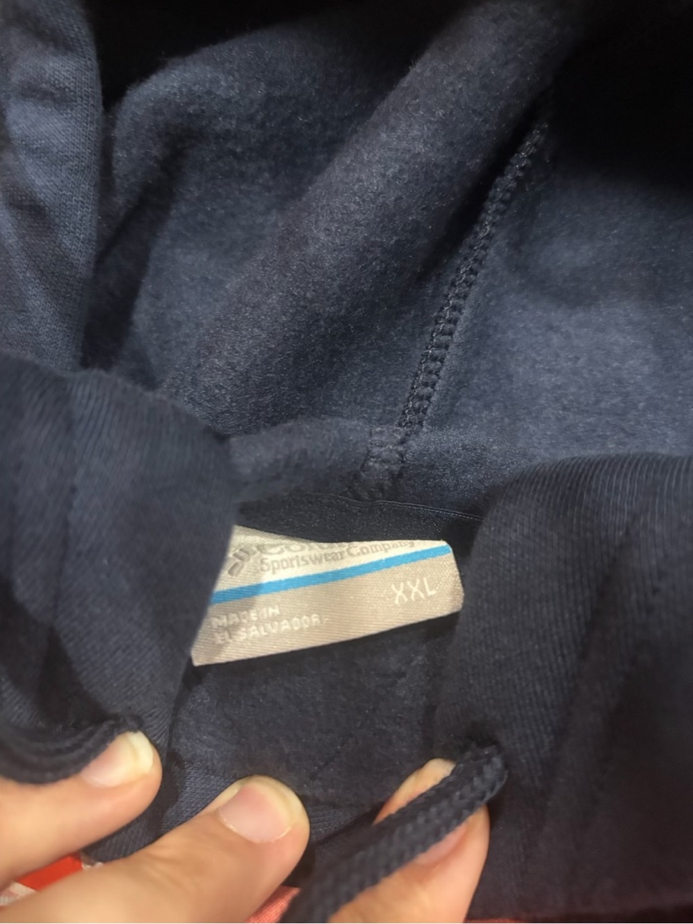 Columbia Men's Navy Full-Zip Hooded Sweater